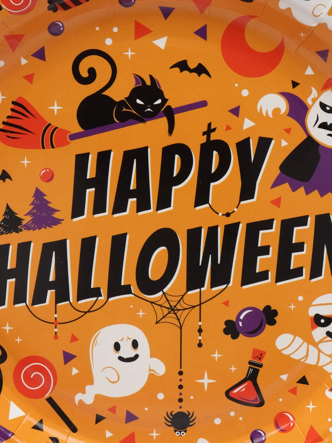 Манго набор тарелок бумажный "Вечеринка Хэллоуин", 18 см, 6 штук "Halloween"