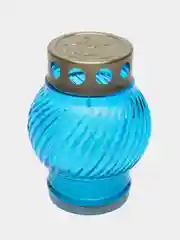 Лампада неугасимая, голубая 8ч