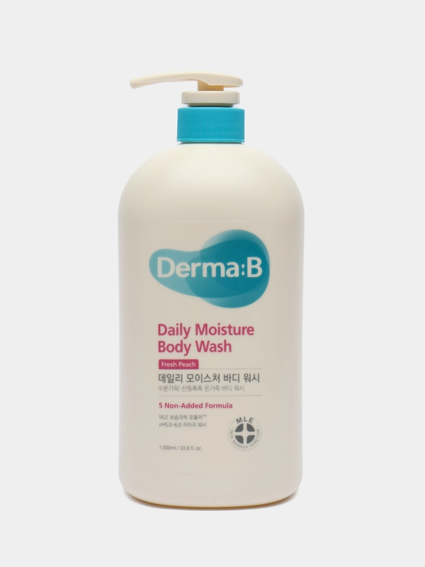 Ламеллярный гель для душа Derma:B Daily Moisture Body Wash, 1000 мл
