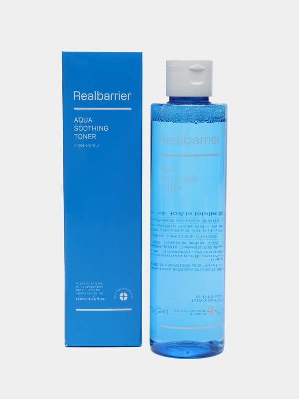 Успокаивающий тонер для увлажнения кожи Real Barrier Aqua Soothing Toner, 200 мл