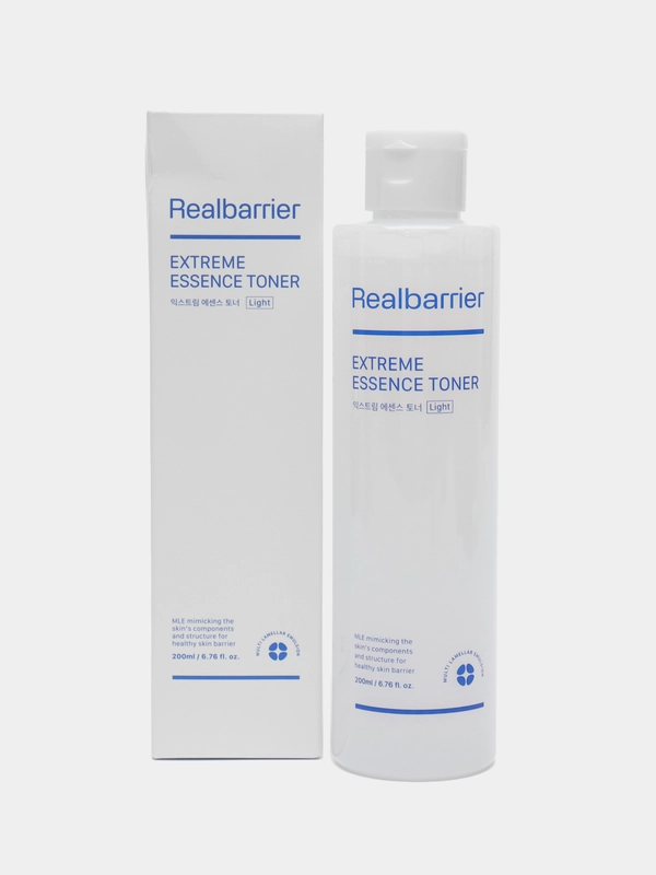 Лёгкий тонер-эссенция с церамидами Real Barrier Extreme Essence Toner Light, 200 мл
