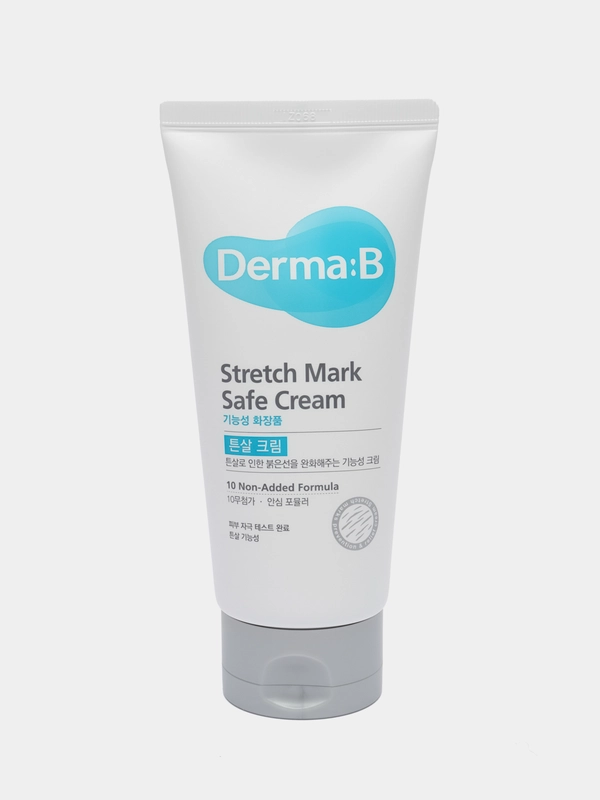 Ламеллярный массажный крем против растяжек Derma:B Stretch Mark Safe Cream, 180 мл