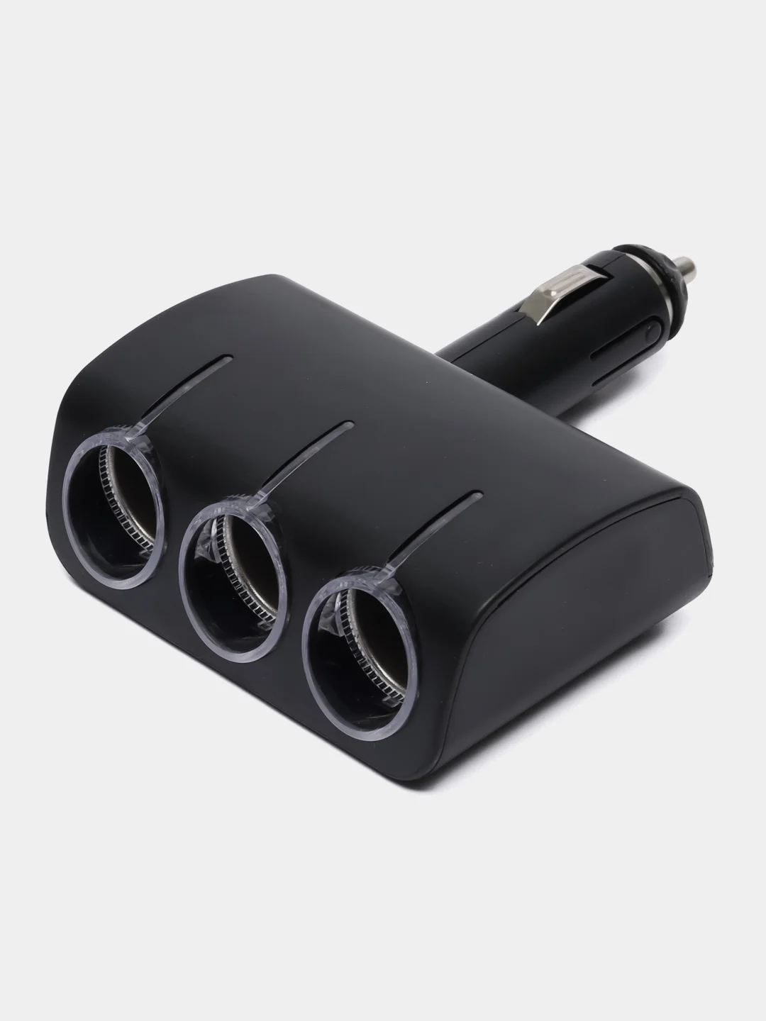 Разветвитель прикуривателя авто OLESSON 1520, 3 гнезда, 120W с подсветкой