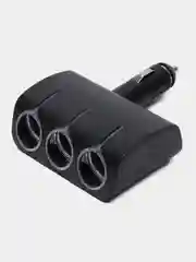 Разветвитель прикуривателя авто OLESSON 1520, 3 гнезда, 120W с подсветкой