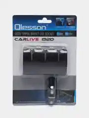 Разветвитель прикуривателя авто OLESSON 1520, 3 гнезда, 120W с подсветкой