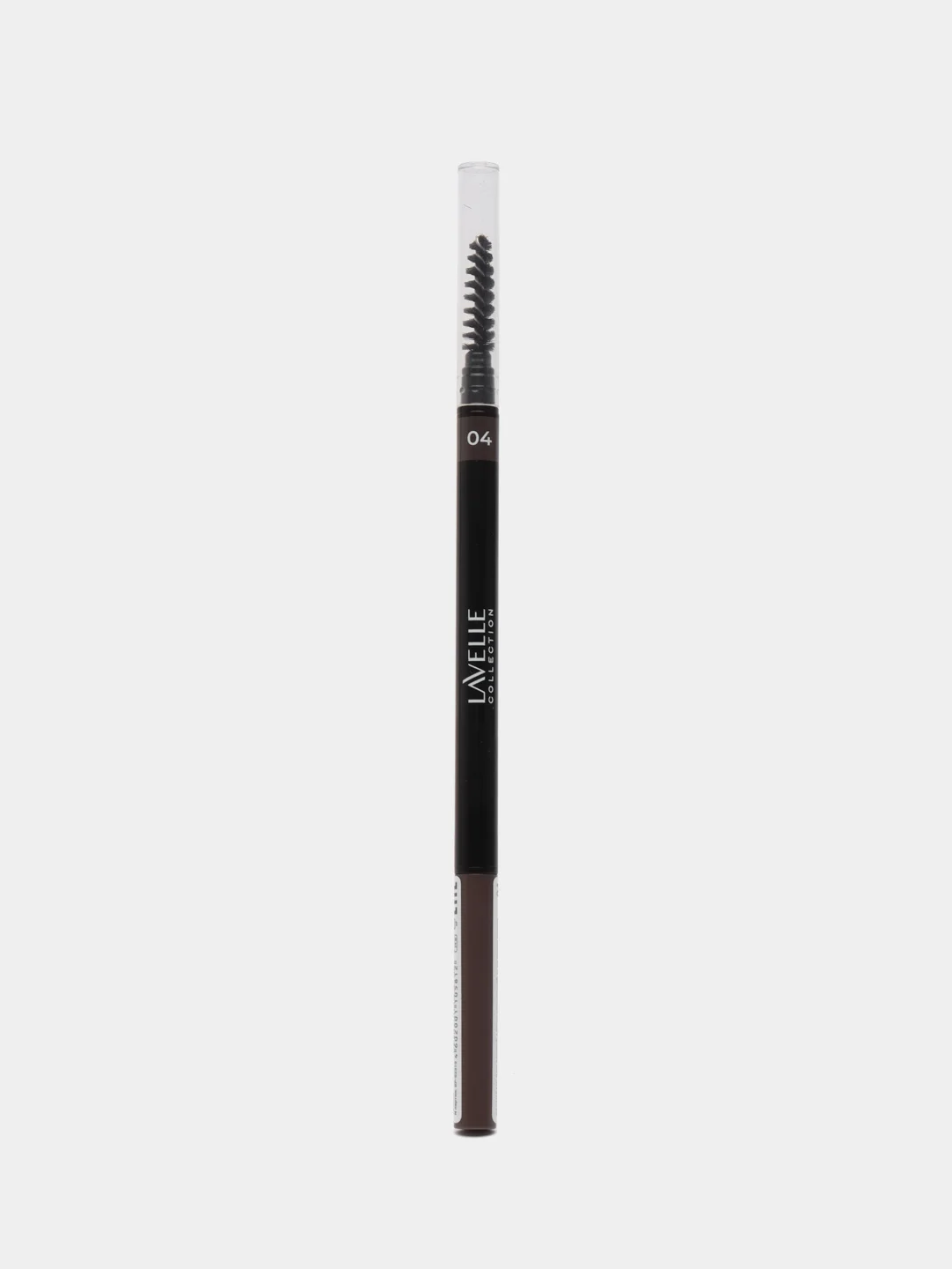 Тёмно-серый lavellecollection Карандаш для бровей автоматический Slim Brow Pencil 04, графит