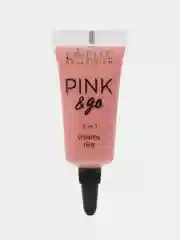 Розовый lavellecollection Кремовый тинт PINK&GO 3в1 румяна, тени, помада, тон 02