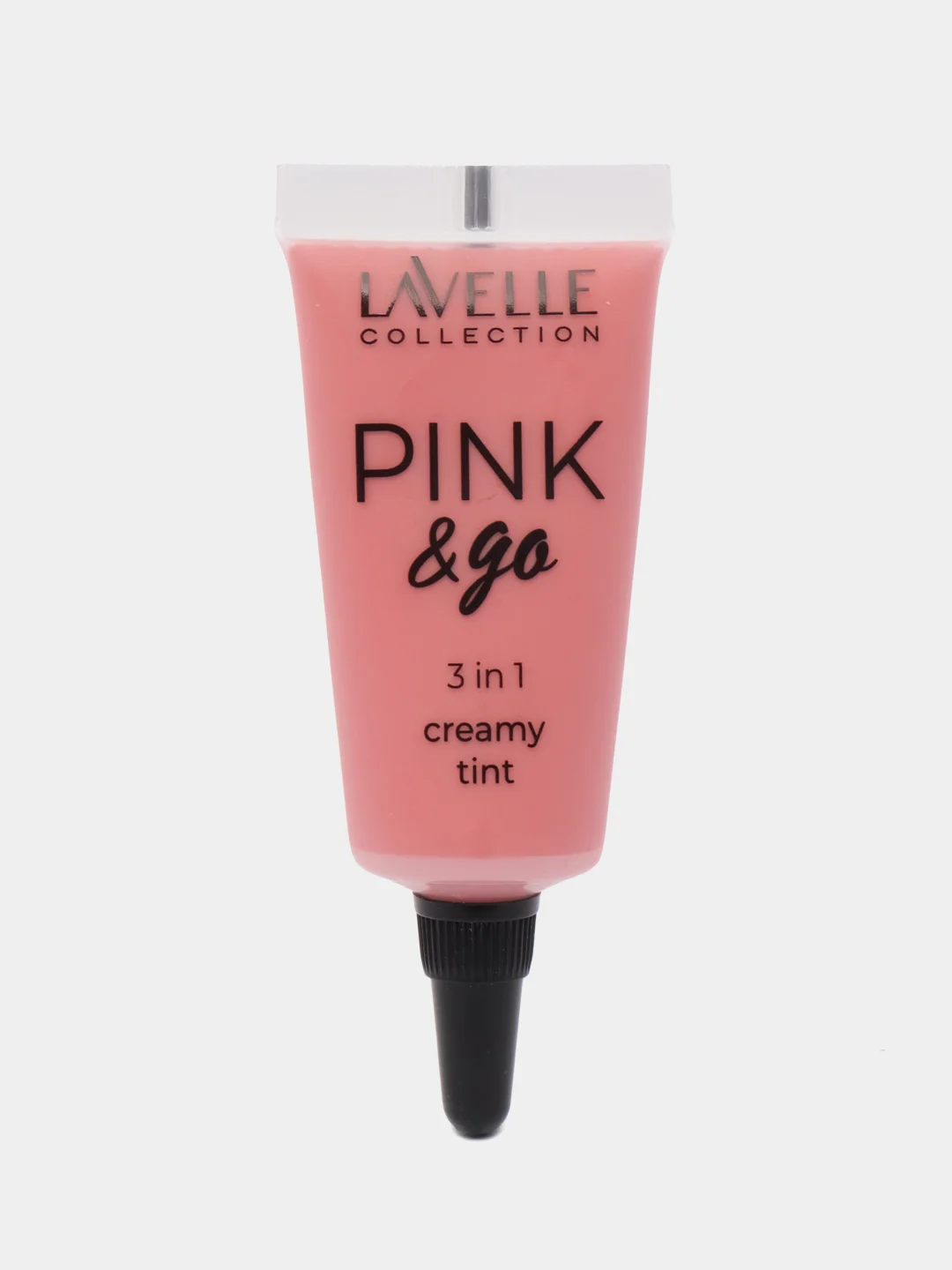 Розовый lavellecollection Кремовый тинт PINK&GO 3в1 румяна, тени, помада, тон 03