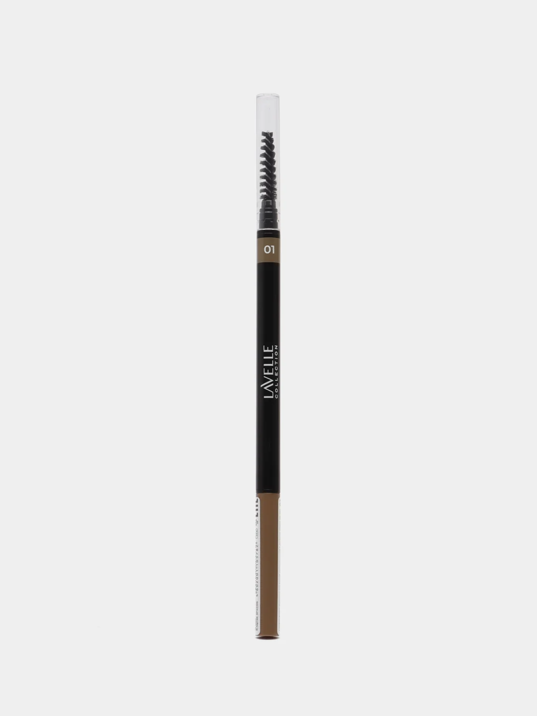 Светло-коричневый lavellecollection Карандаш для бровей автоматический Slim Brow Pencil 01, светло-коричнев
