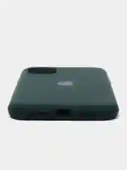 Багровый apple iPhone 11, Айфон 11, чехол матовый Silicone case объемный с принтом для iPhone 11