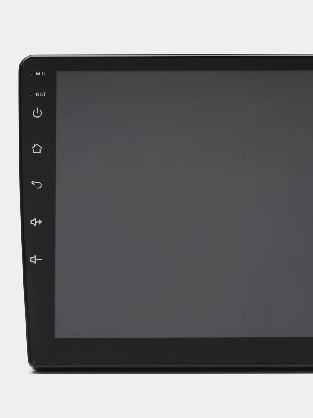 Черный автомагнитола 1 din Android сенсорный экран 9"
