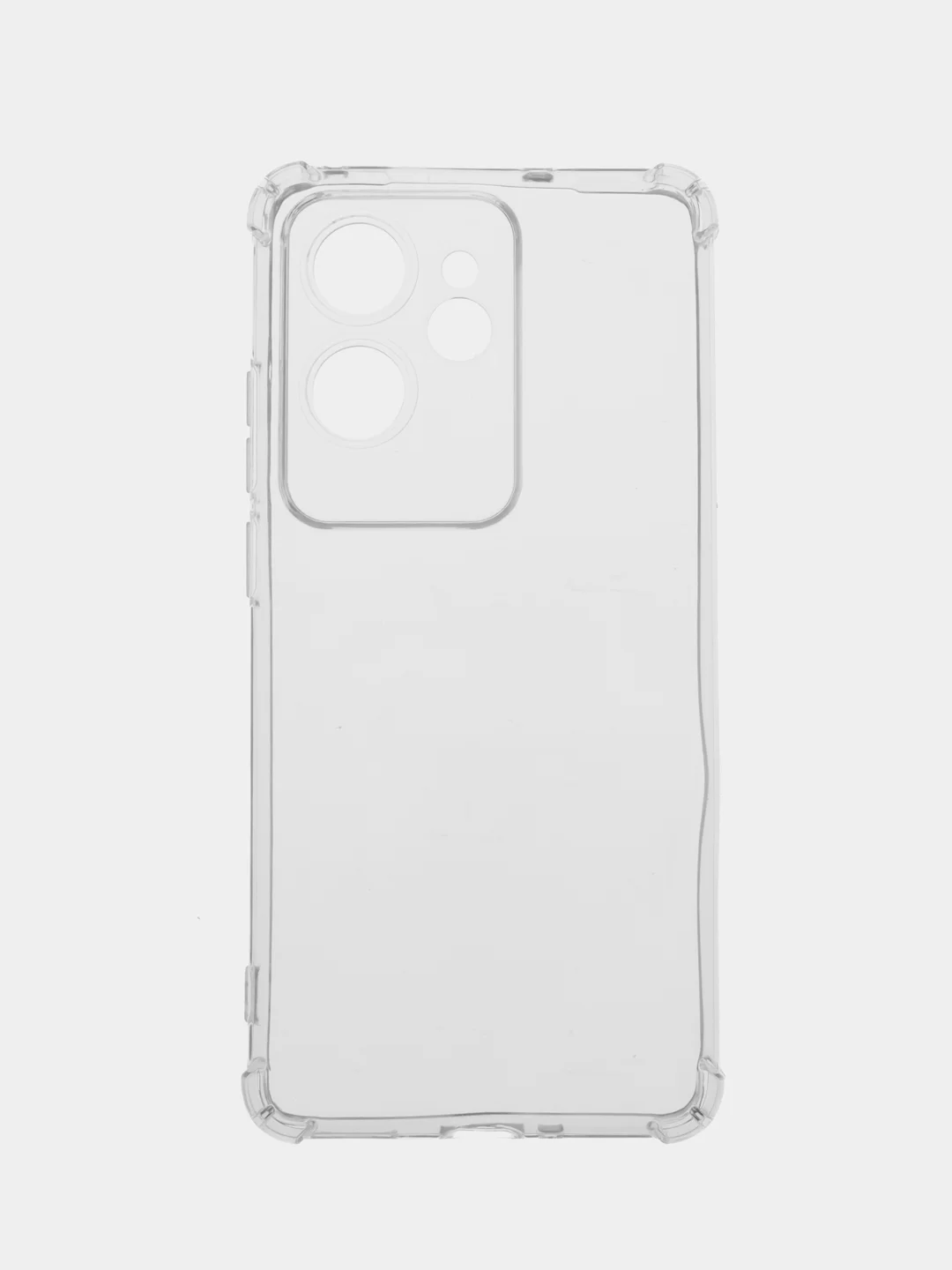Прозрачный чехол для Realme GT 6 5G GN (Реалми ГТ 6 5 Джи), прозрачный, черный