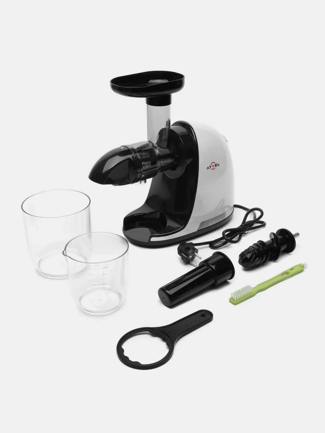 Белый соковыжималка шнековая электрическая Atvel PowerTwist J3 White, 150 Вт