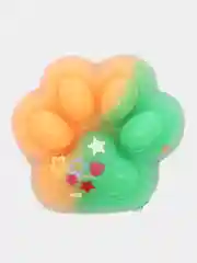 Зеленый лапка антистресс сквиш, мялка лапка, кошачья лапка жмякалка,поп-ит,симпл-димпл