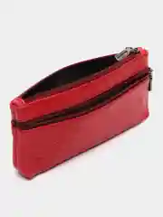 Красный ключница кошелек из натуральной кожи BAREZ