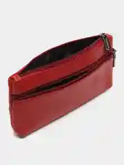 Красный ключница из натуральной кожи