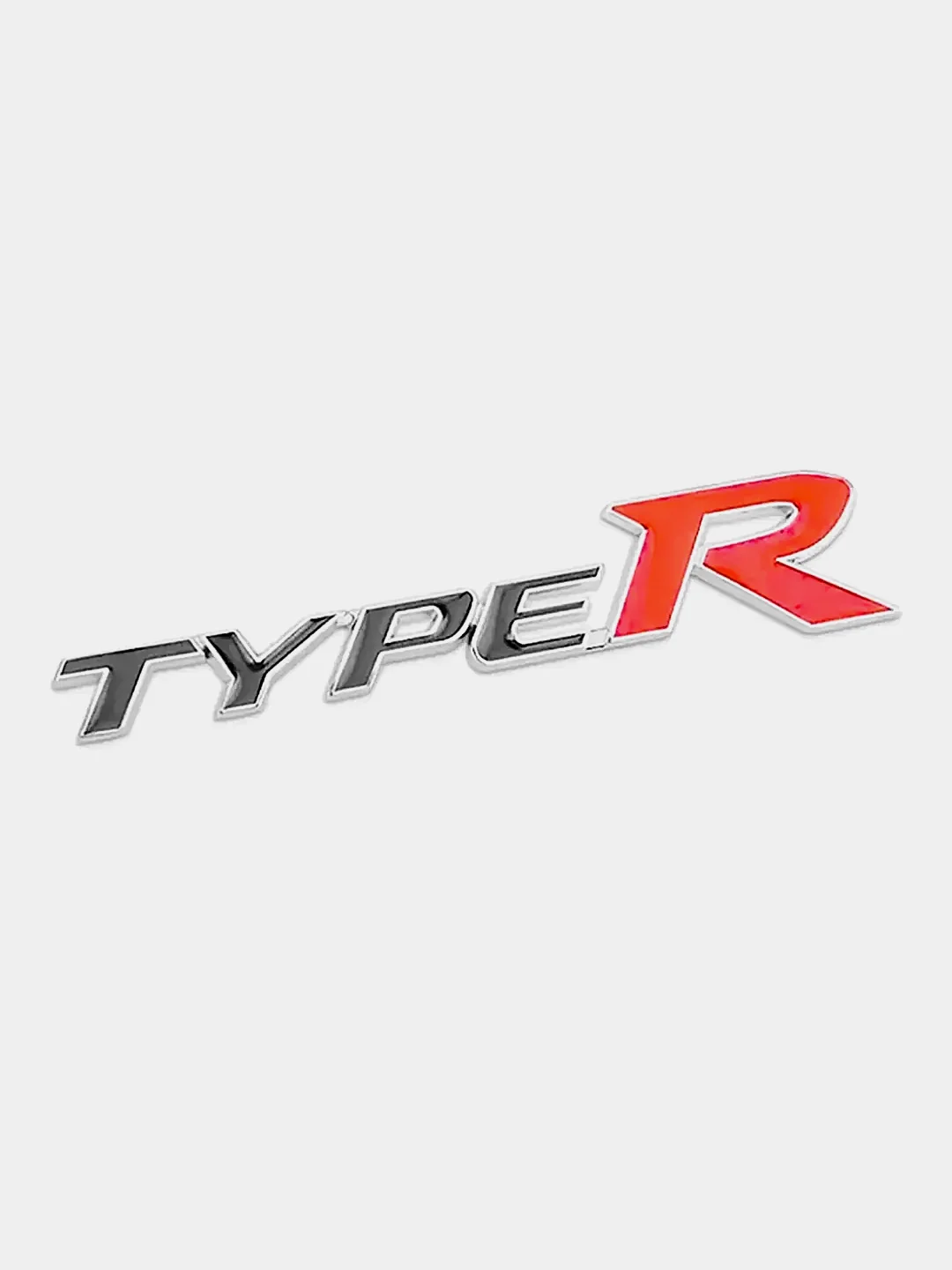 Угольный металлическая наклейка для авто "TYPE R"