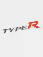 Угольный металлическая наклейка для авто "TYPE R"