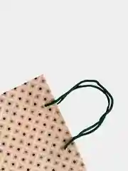 Золотой пакет подарочный с глянцевой ламинацией 18 x 23 х 8 см