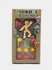 Горчичный фигурка Стикбот (Stikbot) с аксессуарами / Стикботы / Человечек для анимационной студии