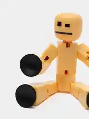 Горчичный фигурка Стикбот (Stikbot) с аксессуарами / Стикботы / Человечек для анимационной студии