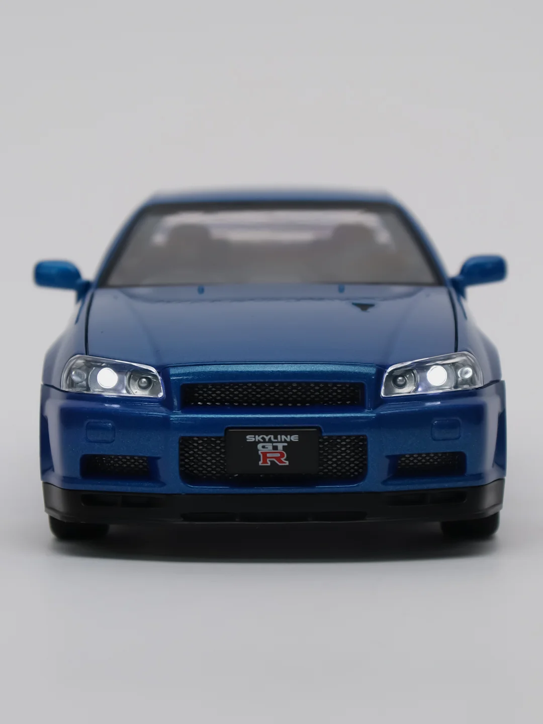 Синий масштабная металлическая модель авто 1:24 NISSAN Skyline GT-R R34