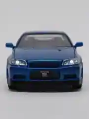 Синий масштабная металлическая модель авто 1:24 NISSAN Skyline GT-R R34