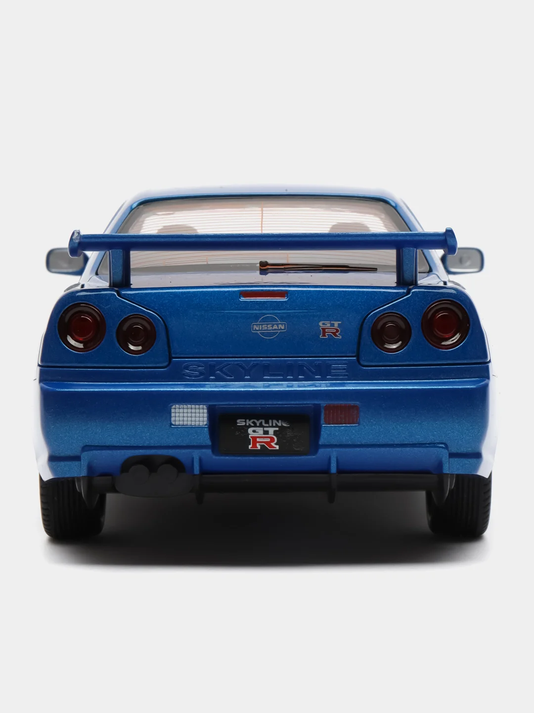 Синий масштабная металлическая модель авто 1:24 NISSAN Skyline GT-R R34