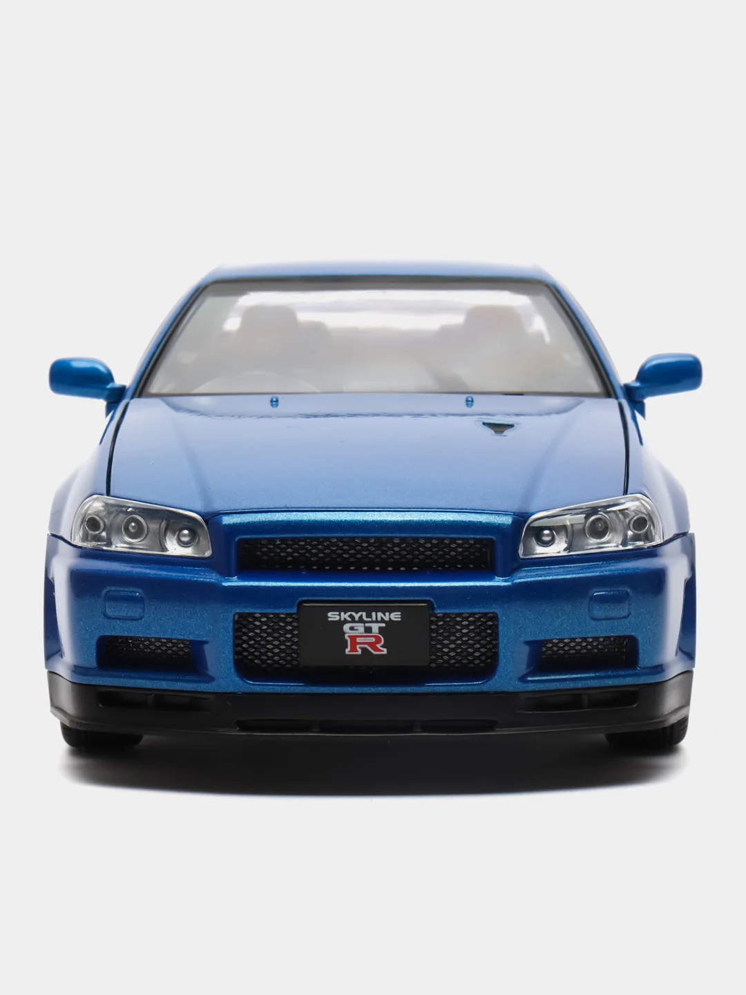 Синий масштабная металлическая модель авто 1:24 NISSAN Skyline GT-R R34