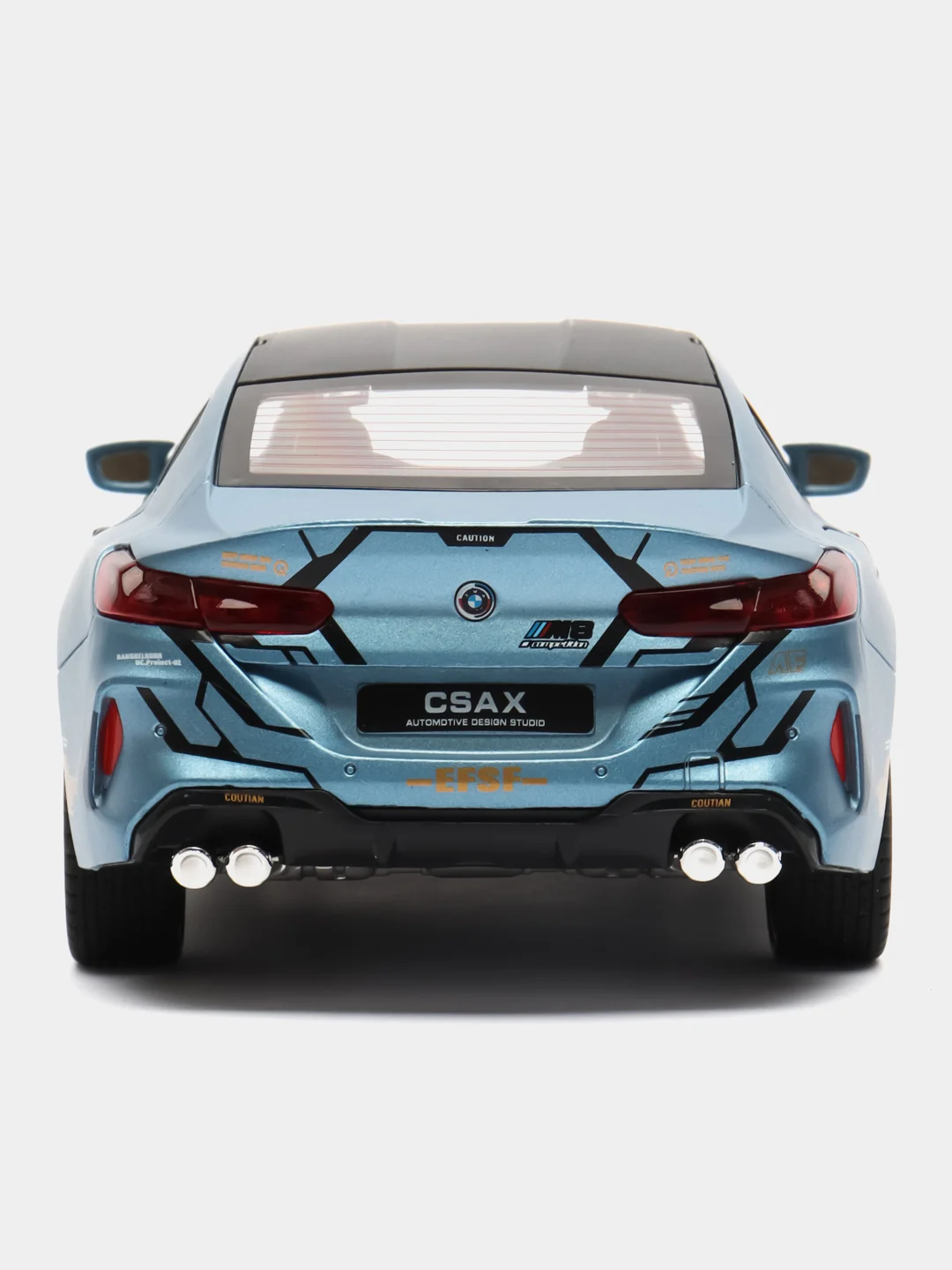 Голубой масштабная металлическая модель авто 1:24 BMW M8
