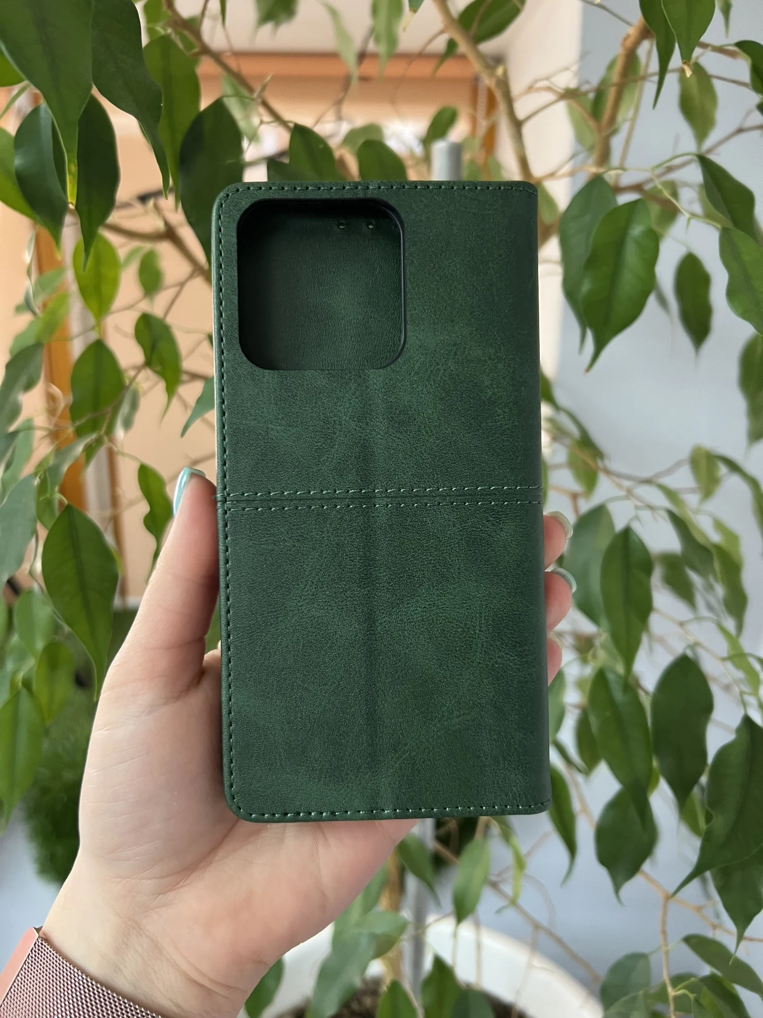 Тёмно-зелёный чехол книжка elitcase для Honor X8B / Хонор Х8В