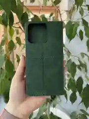 Тёмно-зелёный чехол книжка elitcase для Honor X8B / Хонор Х8В
