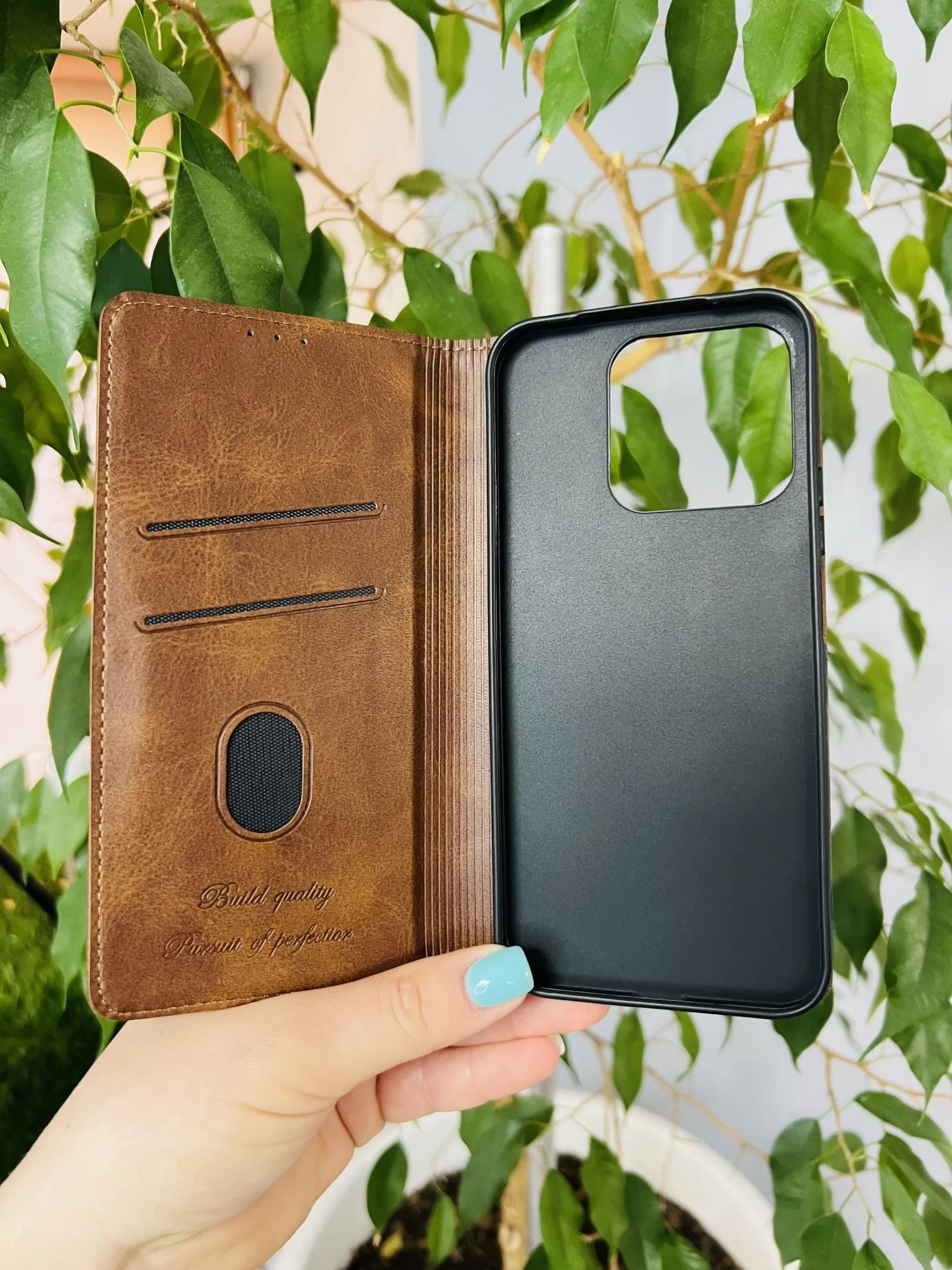 Тёмно-коричневый чехол книжка elitcase для Honor X8B / Хонор Х8В