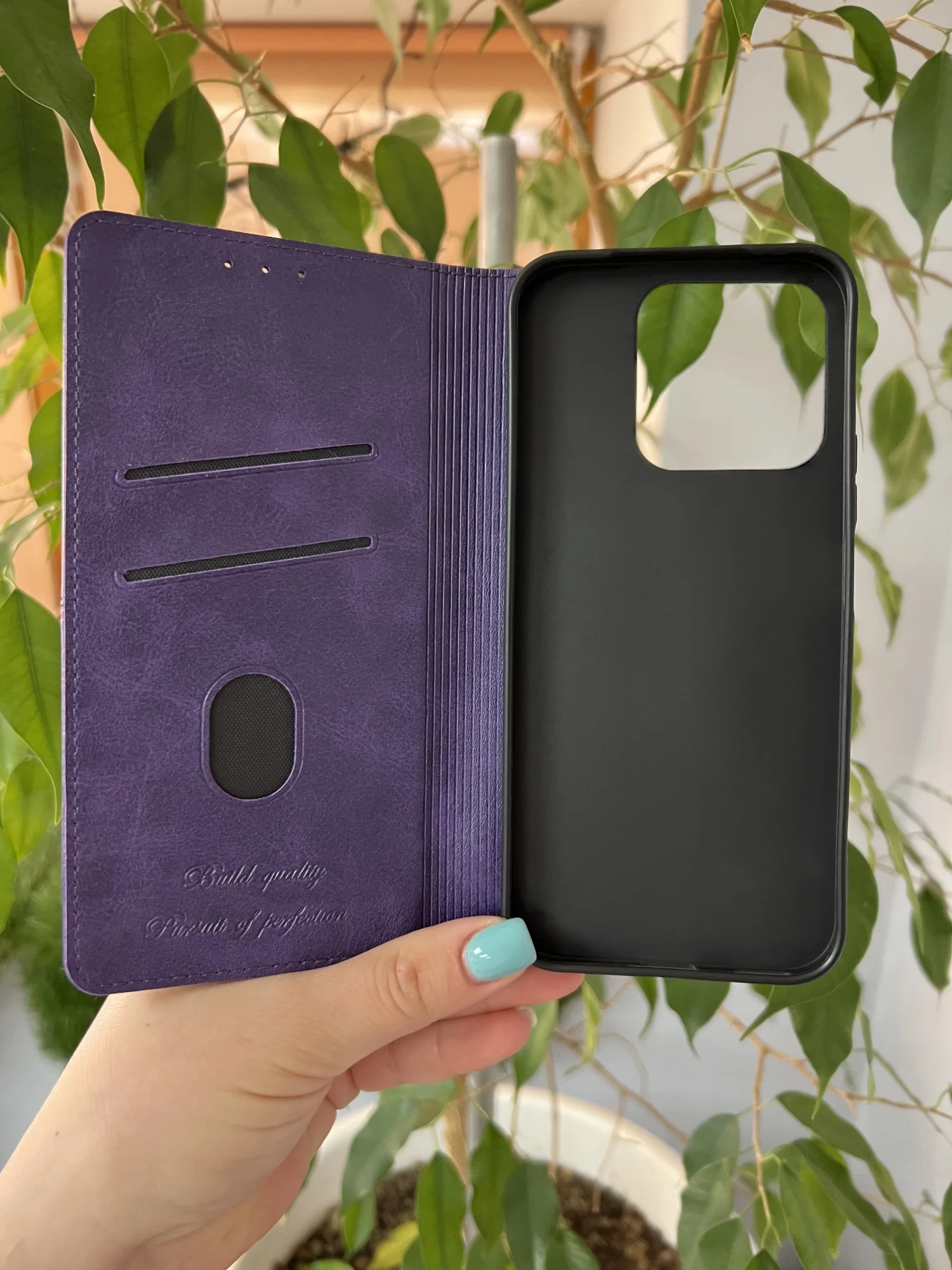 Фиолетовый чехол книжка elitcase для Honor X8B / Хонор Х8В