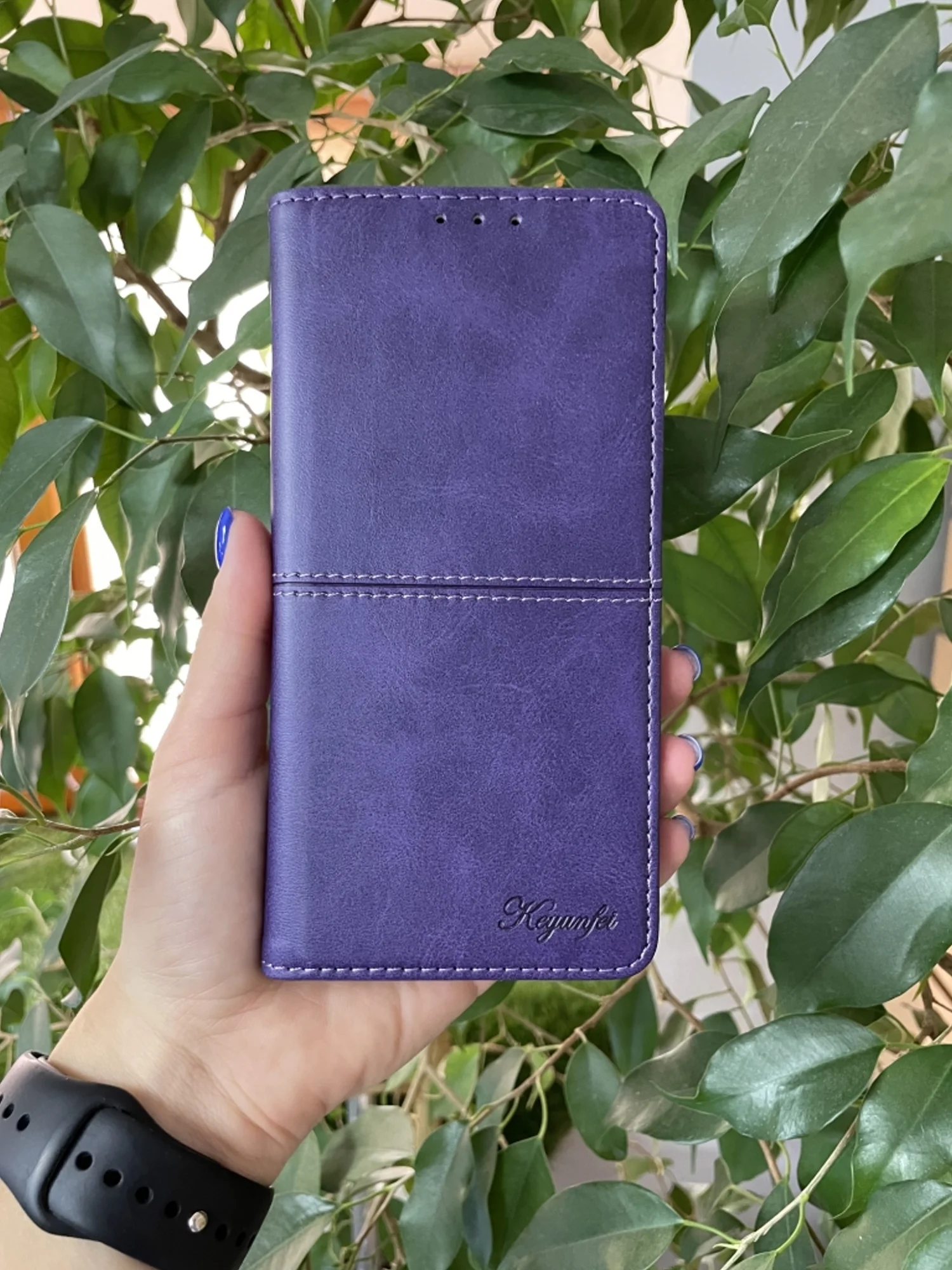 Фиолетовый чехол книжка elitcase для Honor X8A / Хонор Х8А