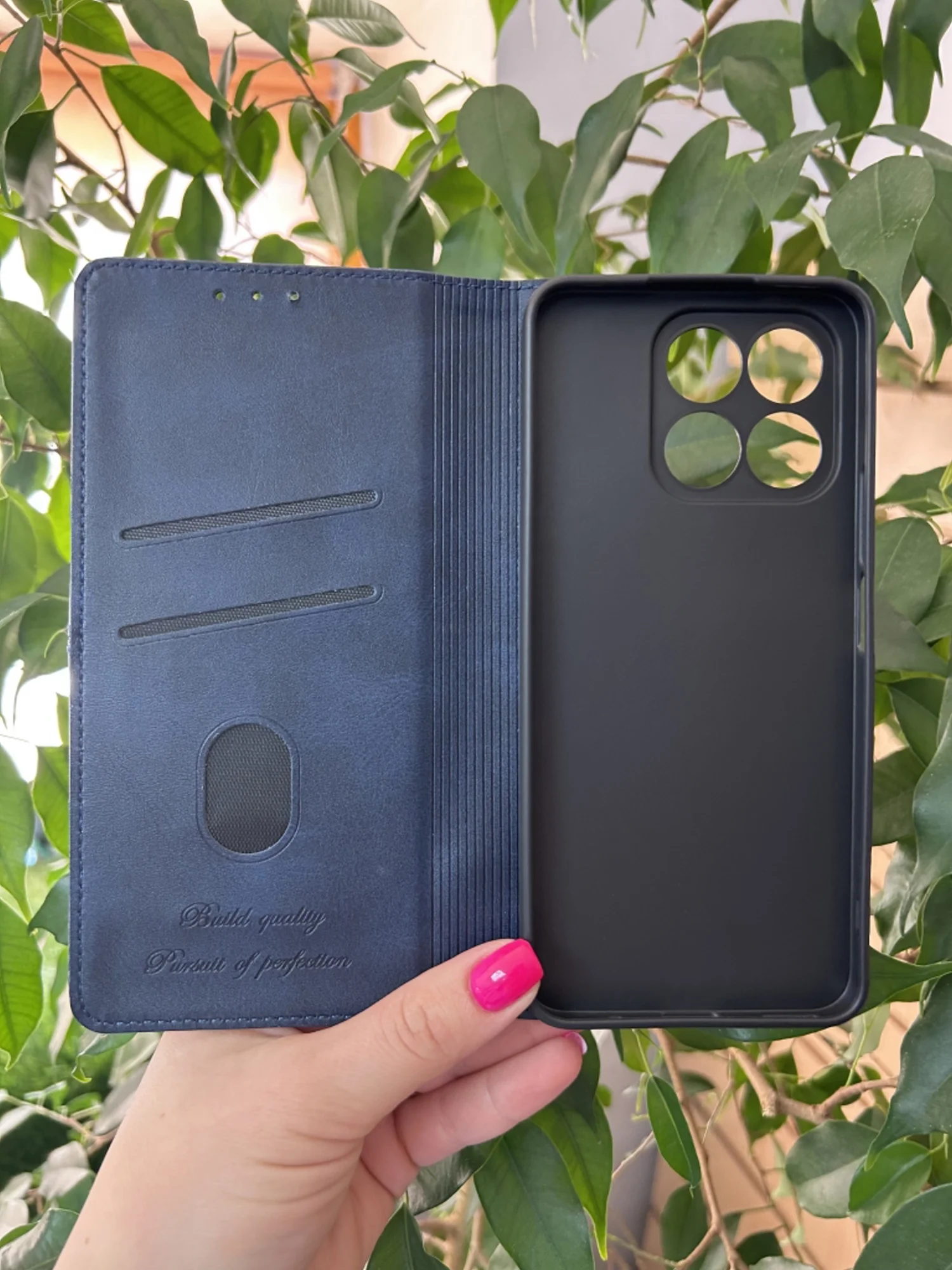 Синий чехол книжка elitcase для Honor X8A / Хонор Х8А