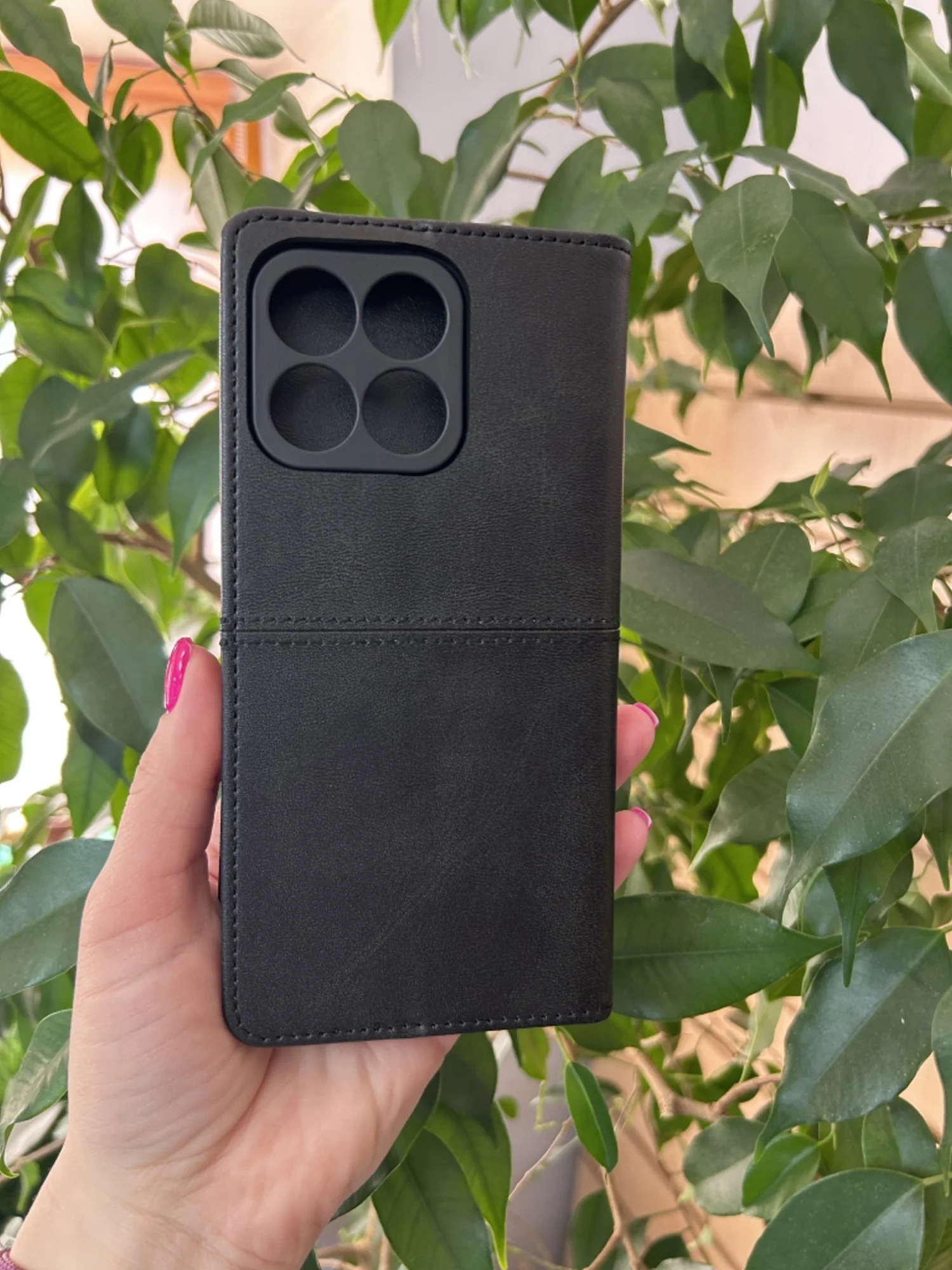 Черный чехол книжка elitcase для Honor X8A / Хонор Х8А