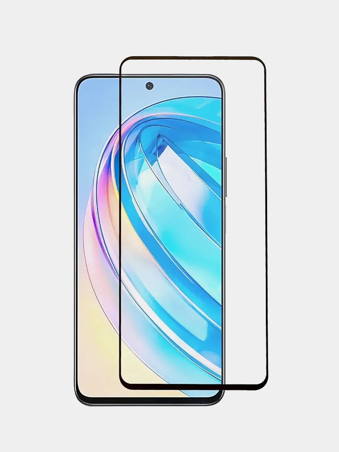 Черный защитное стекло для Samsung Galaxy A35 (A55) / Самсунг Галакси А35