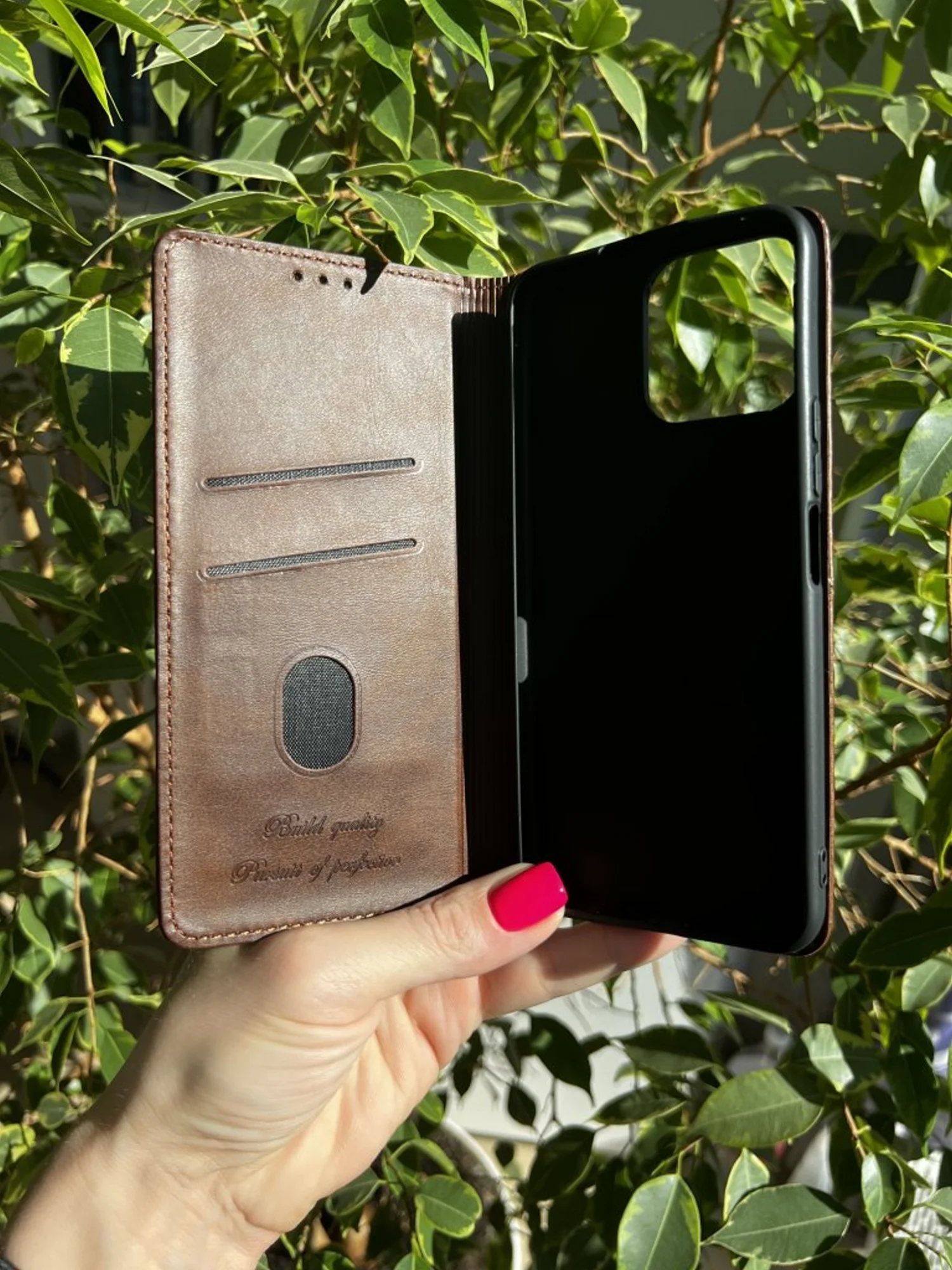 Тёмно-коричневый чехол книжка elitcase для Honor X8 4G (TFY-LX1) / Хонор Х8 4G