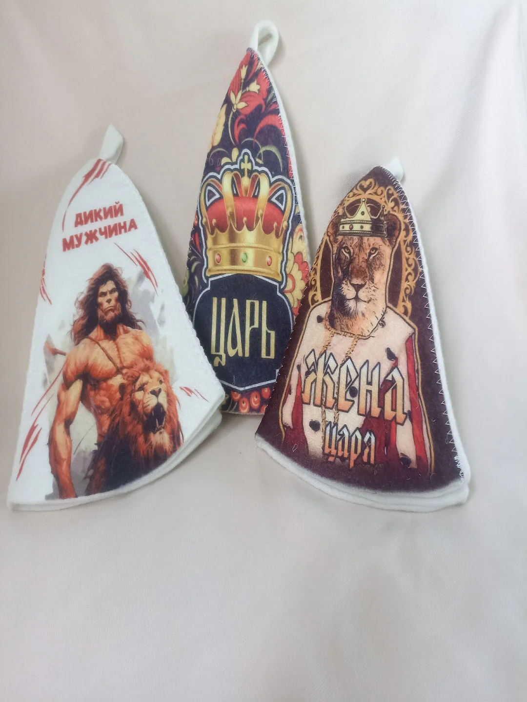 Шапочка для бани и сауны с рисунком, в ассортименте