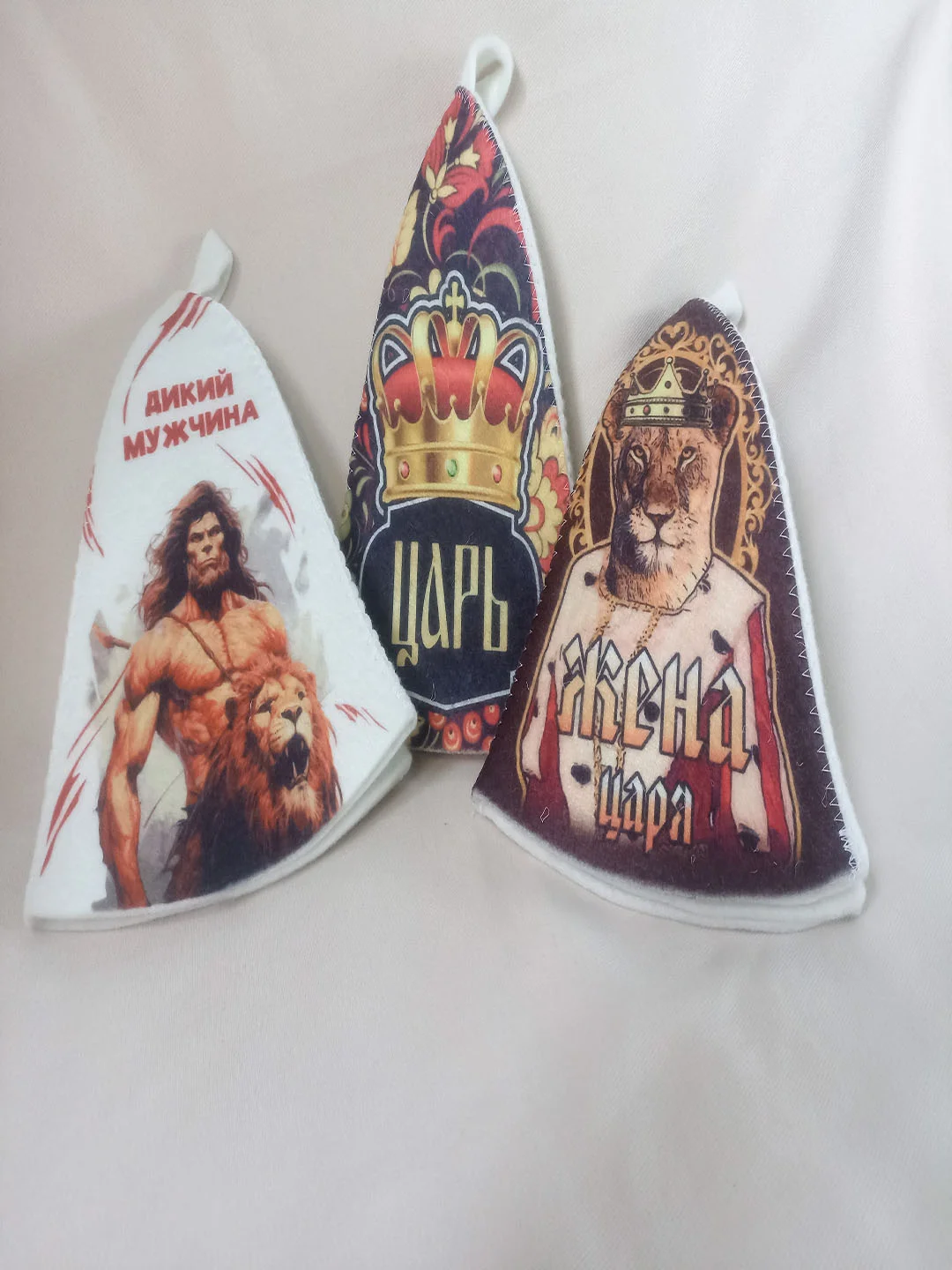 Шапочка для бани и сауны с рисунком, в ассортименте