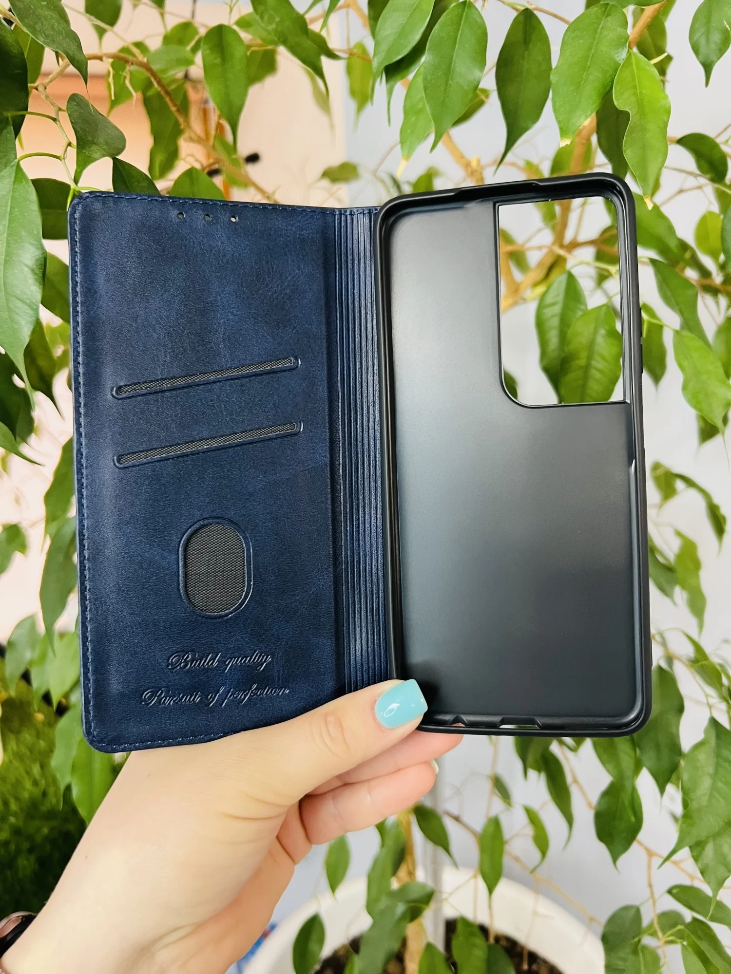 Синий чехол книжка elitcase для Honor X7B / Хонор Х7В