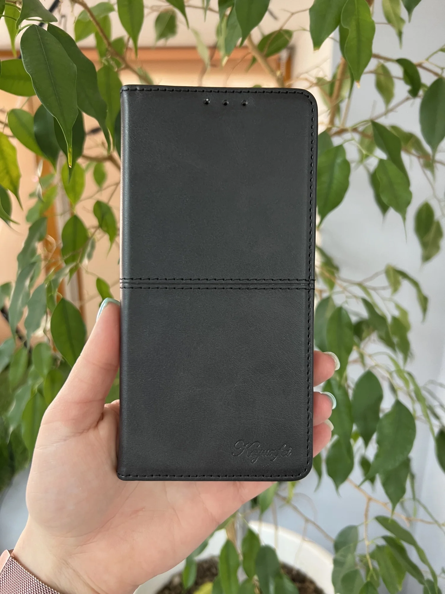 Черный чехол книжка elitcase для Honor X7B / Хонор Х7В