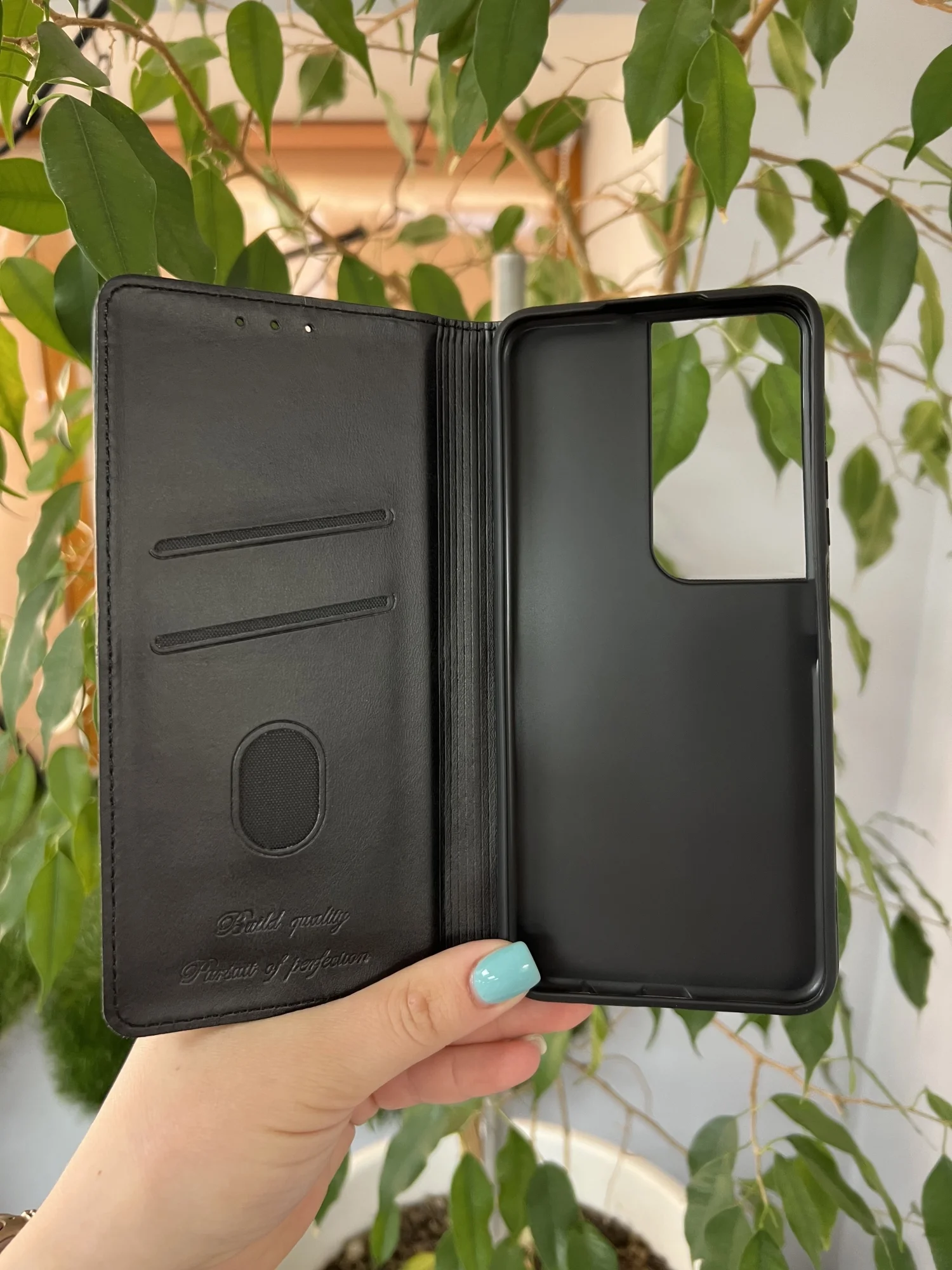 Черный чехол книжка elitcase для Honor X7B / Хонор Х7В