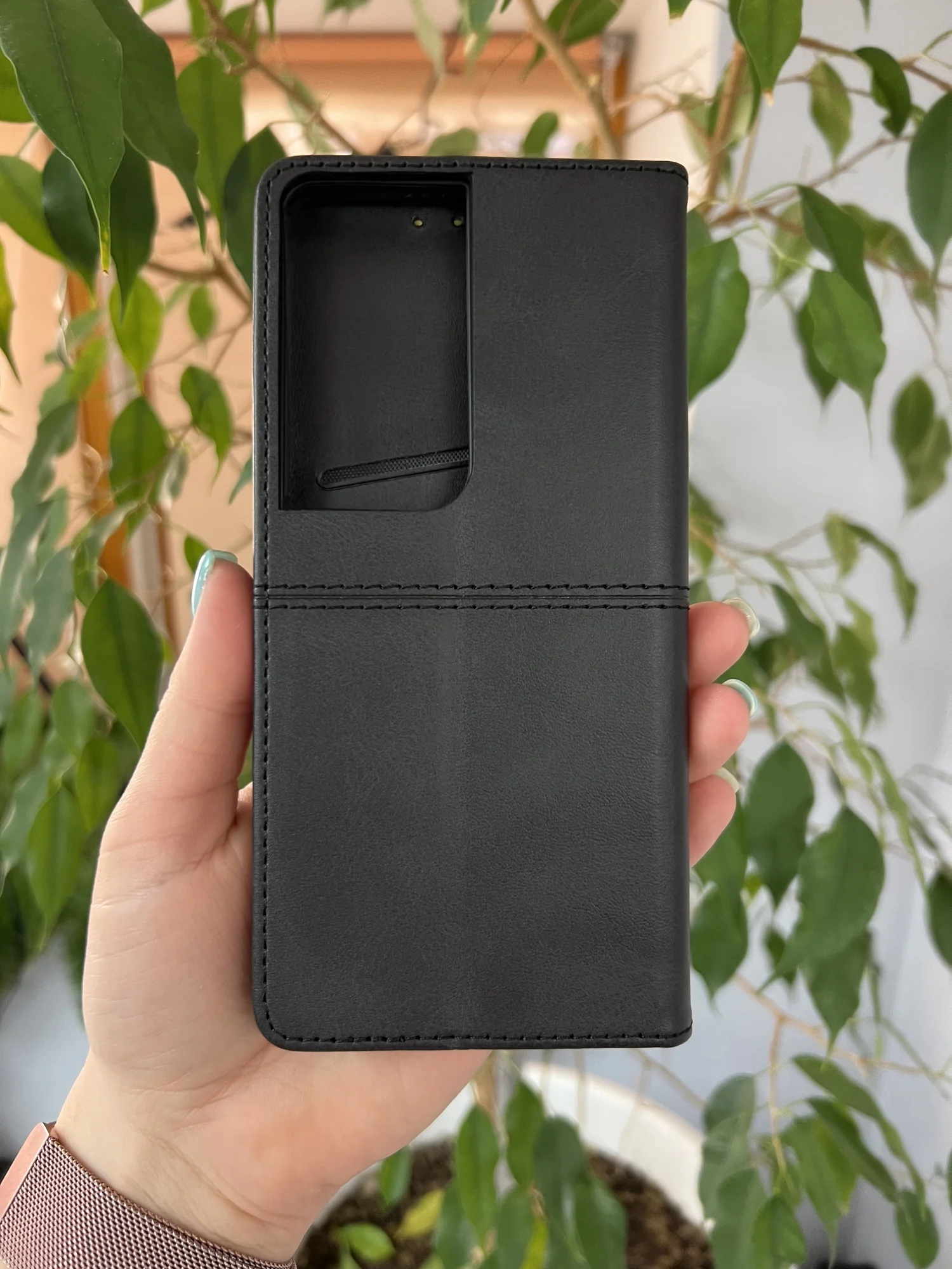 Черный чехол книжка elitcase для Honor X7B / Хонор Х7В