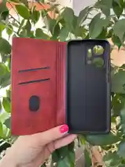 Красный чехол книжка elitcase для Honor X7A и Honor X7A Plus / Хонор Х7А и Хонор Х7А +