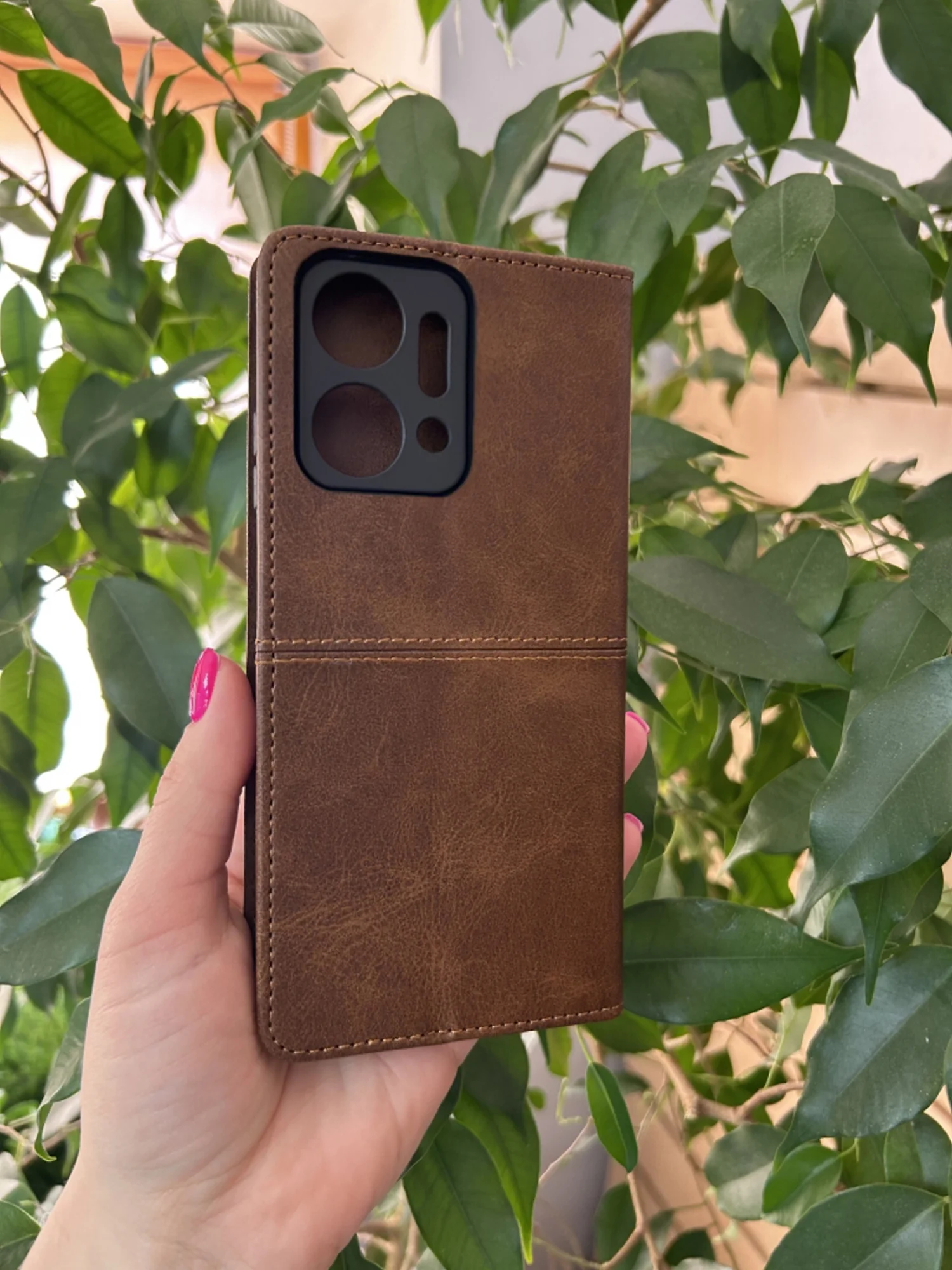 Тёмно-коричневый чехол книжка elitcase для Honor X7A и Honor X7A Plus / Хонор Х7А и Хонор Х7А +
