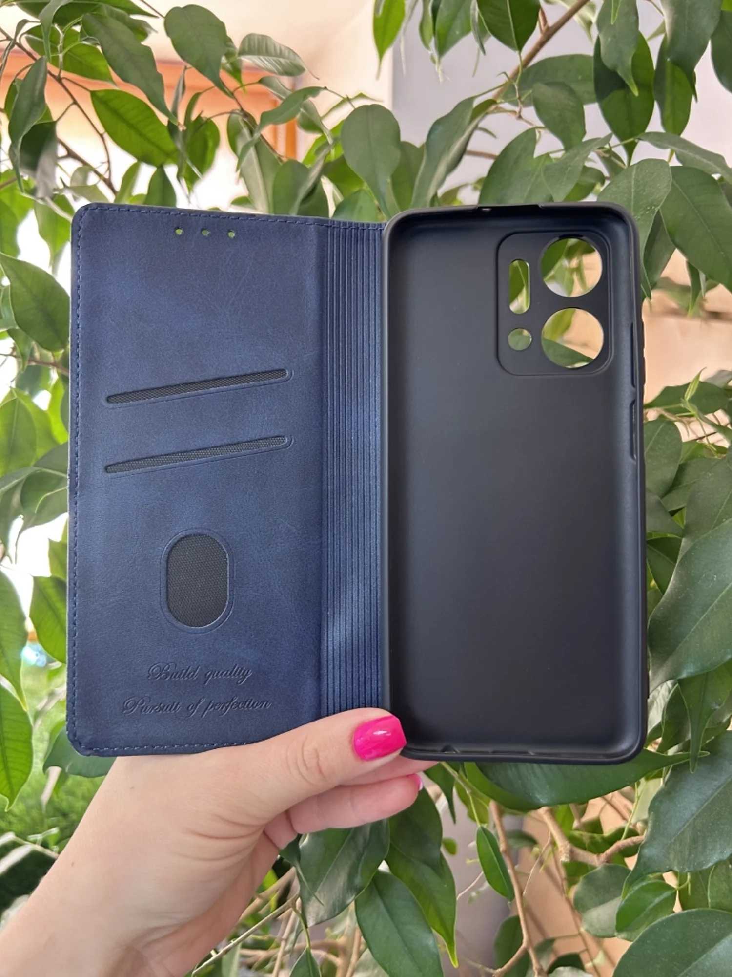 Синий чехол книжка elitcase для Honor X7A и Honor X7A Plus / Хонор Х7А и Хонор Х7А +