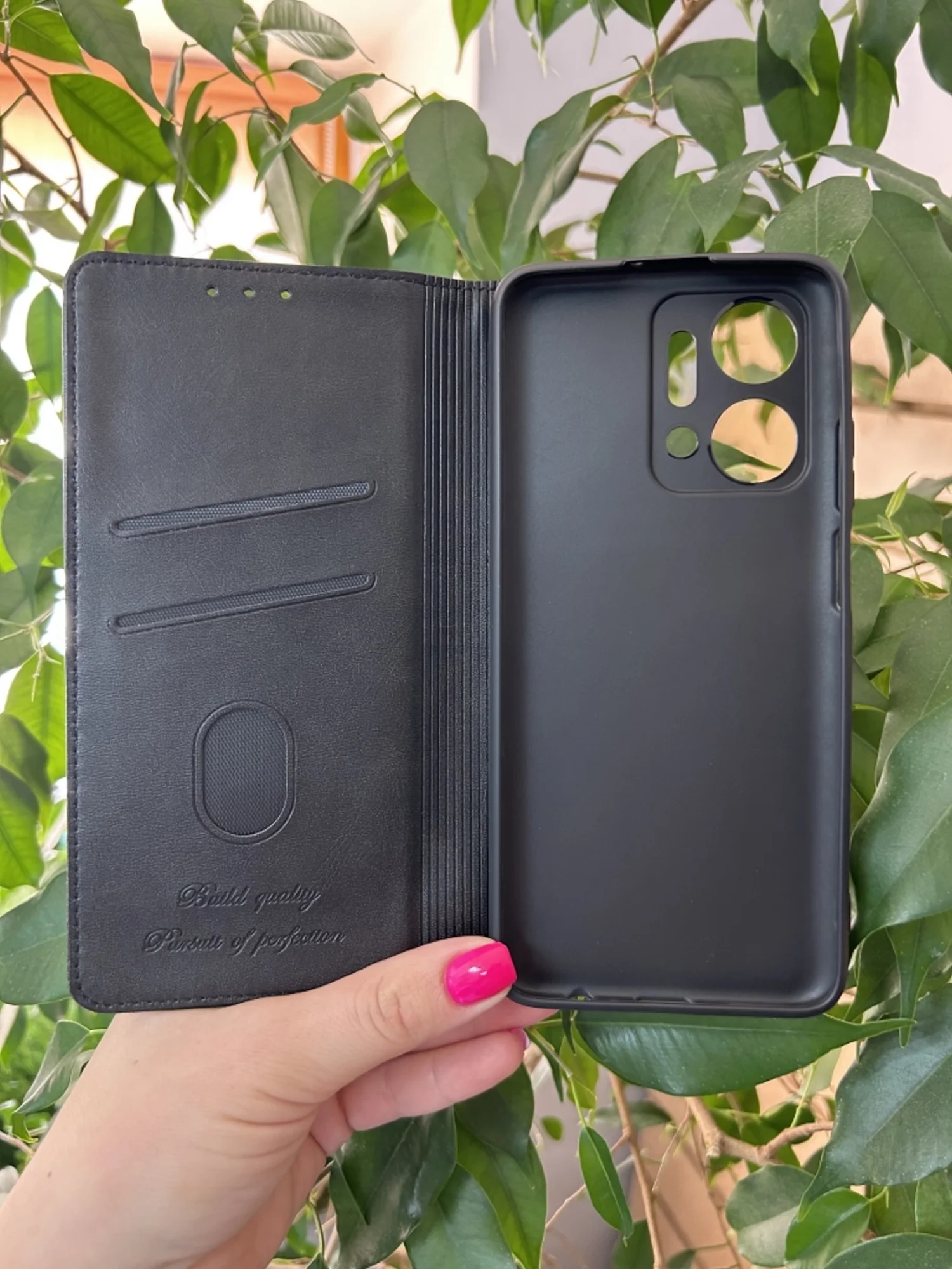 Черный чехол книжка elitcase для Honor X7A и Honor X7A Plus / Хонор Х7А и Хонор Х7А +