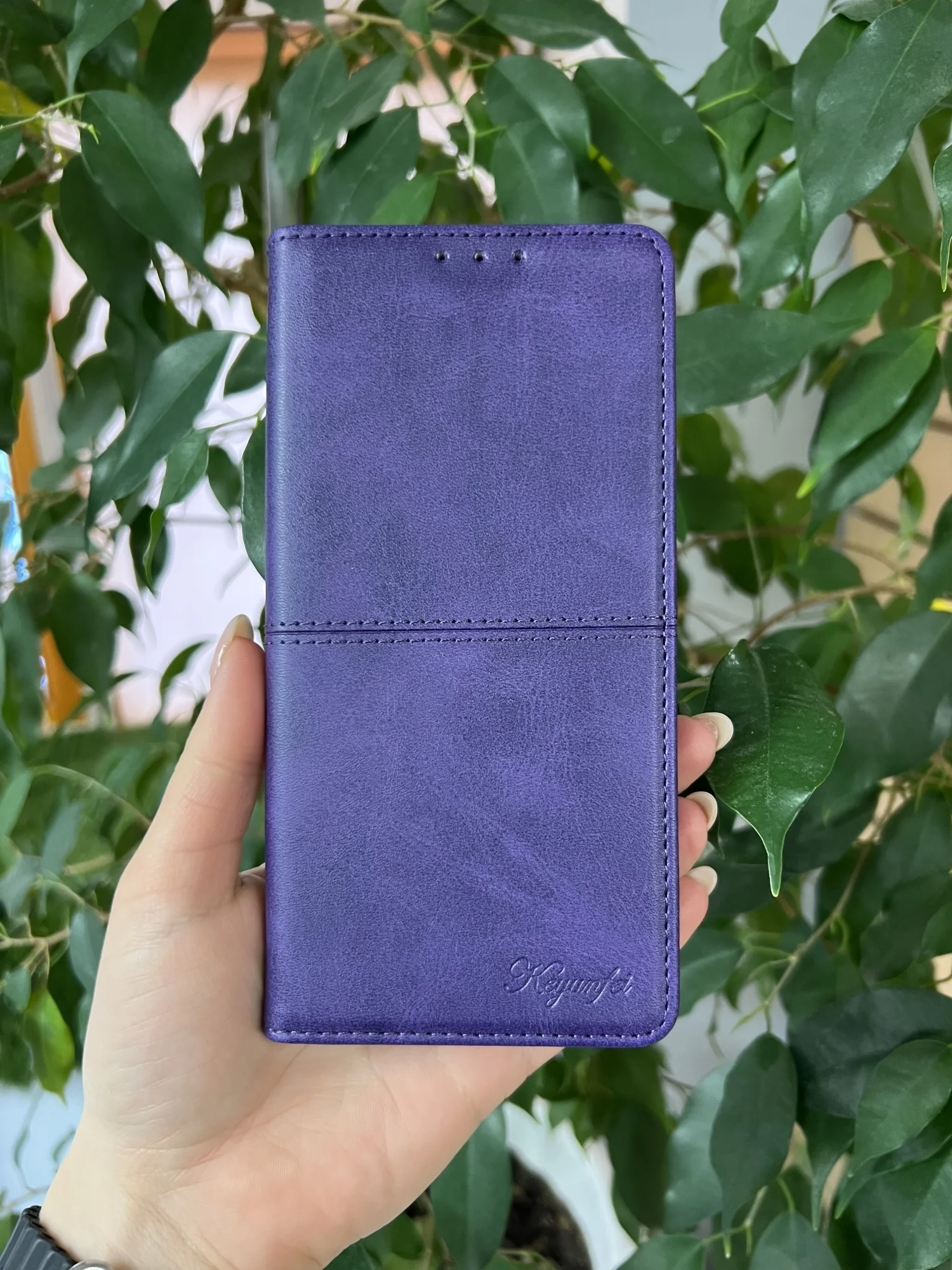 Фиолетовый чехол книжка elitcase для Honor X6A / Хонор Х6А